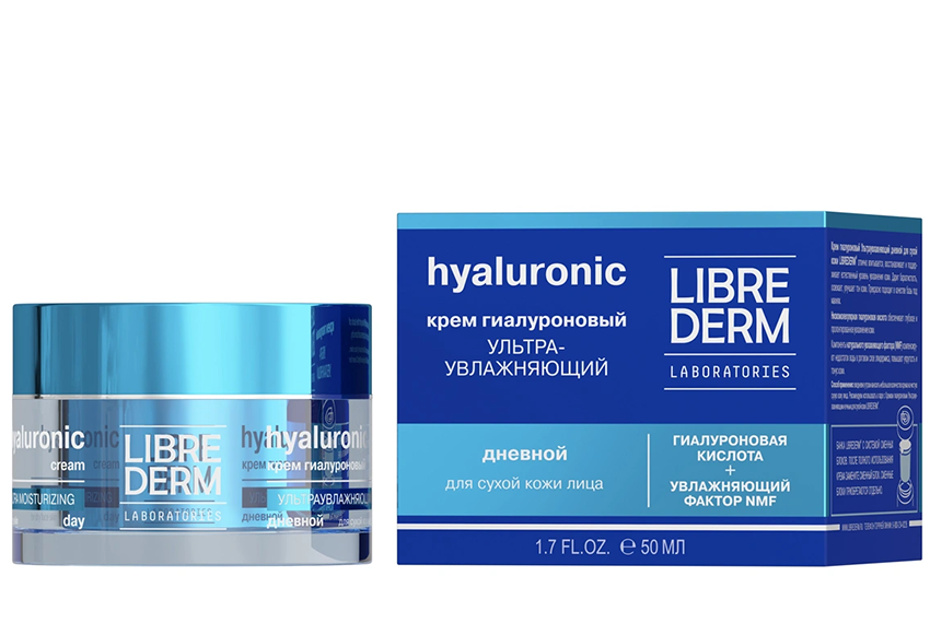 Крем дневной ультраувлажняющий для сухой кожи / HYALURONIC 50 мл LIBREDERM купить по оптовым и розничным ценам