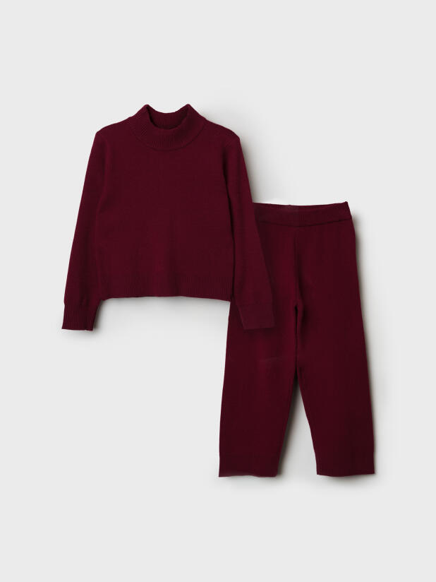 Комплект трикотажный для девочек: джемпер, брюки 32522191 PlayToday купить по оптовым и розничным ценам