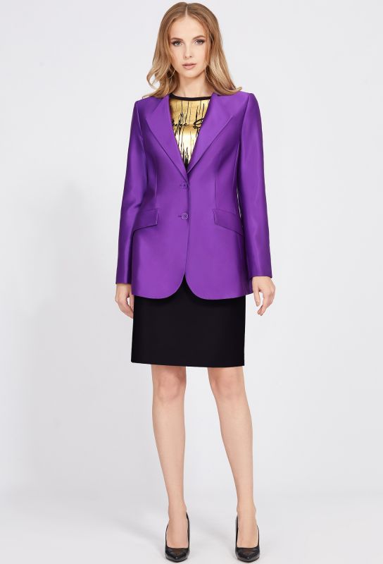 Жакет Solei 4496 фиолетовый Solei купить по оптовым и розничным ценам