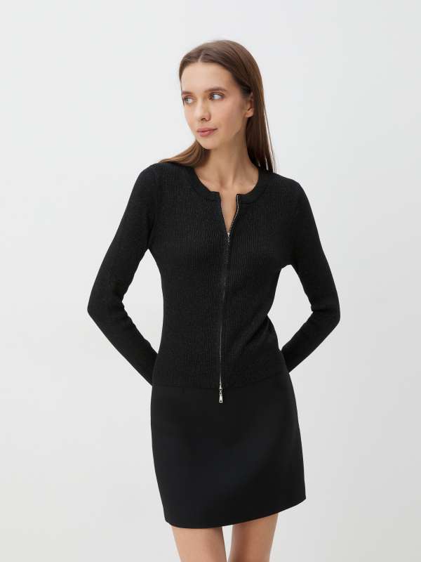 Женский кардиган 6W125/4327710, черный MAISON DAVID купить по оптовым и розничным ценам