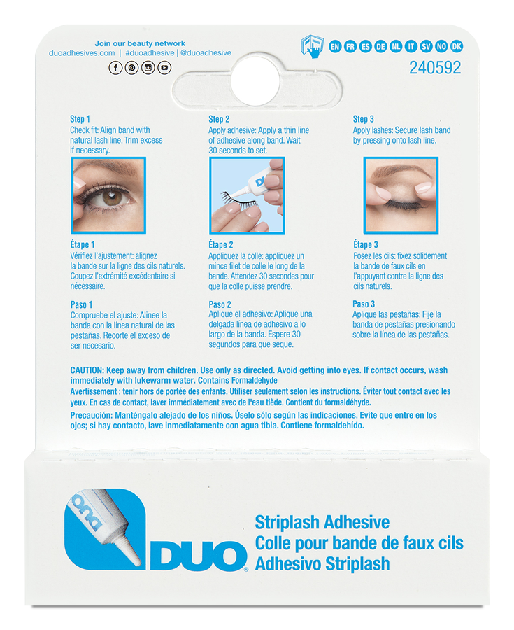 Клей для ресниц прозрачный / Duo Lash Adhesive Clear 7 г DUO купить по оптовым и розничным ценам