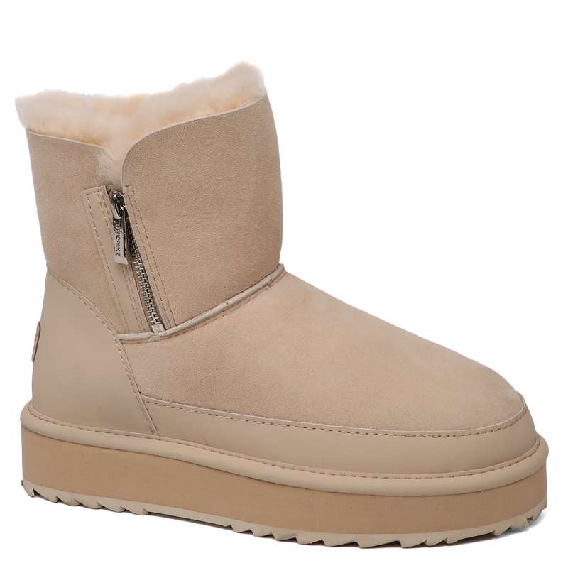 Женские угги IM-RDV40/3664111, светло-бежевый TENDANCE купить по оптовым и розничным ценам