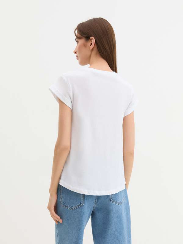 Женская футболка JANET PL505836/3936834, белый PEPE JEANS купить по оптовым и розничным ценам