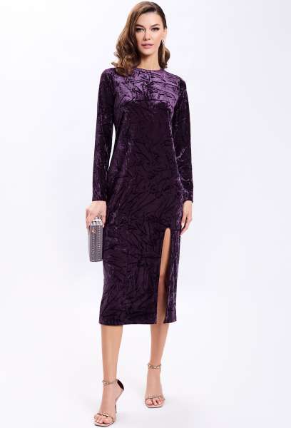 Платье Gizart 1113 фиолетовый GizArt купить по оптовым и розничным ценам