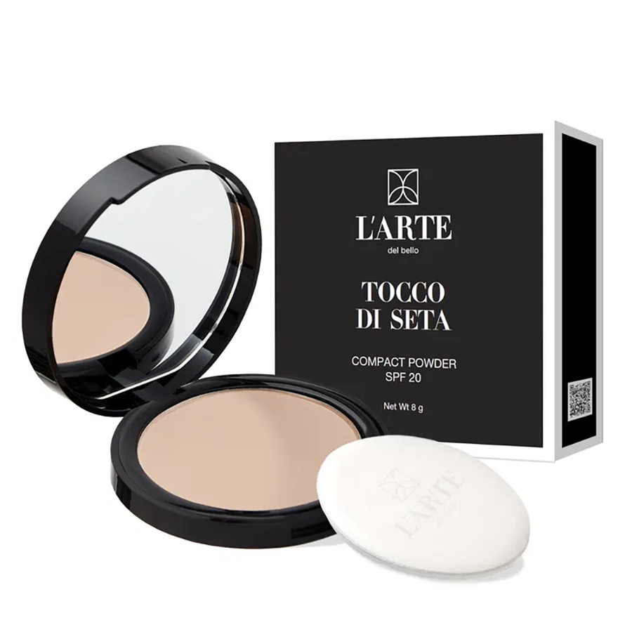 Пудра компактная, тон 08 / TOCCO DI SETA 8 гр LARTE DEL BELLO купить по оптовым и розничным ценам