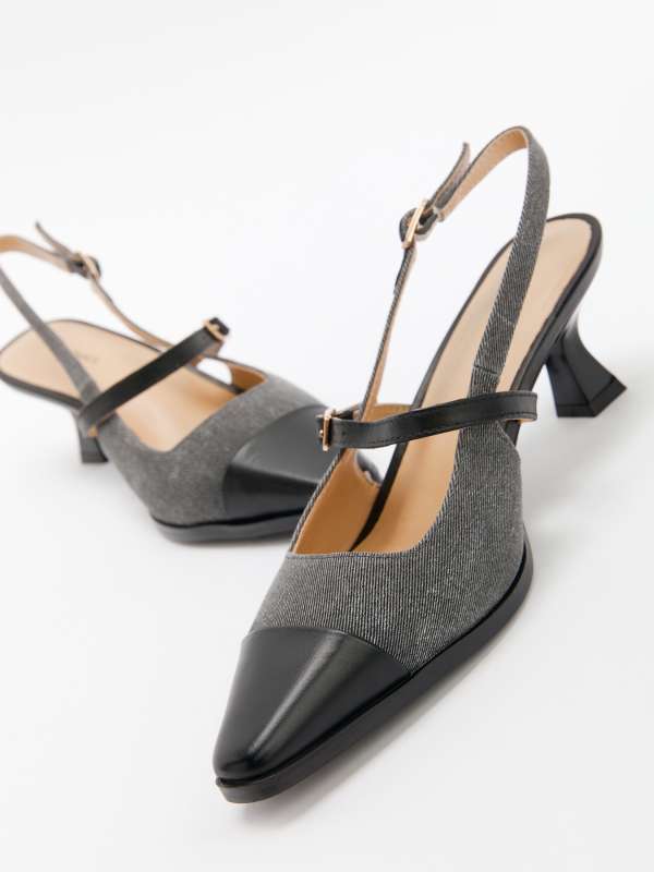 Женские туфли из денима GLC8360-01/4484703, темно-серый TENDANCE купить по оптовым и розничным ценам