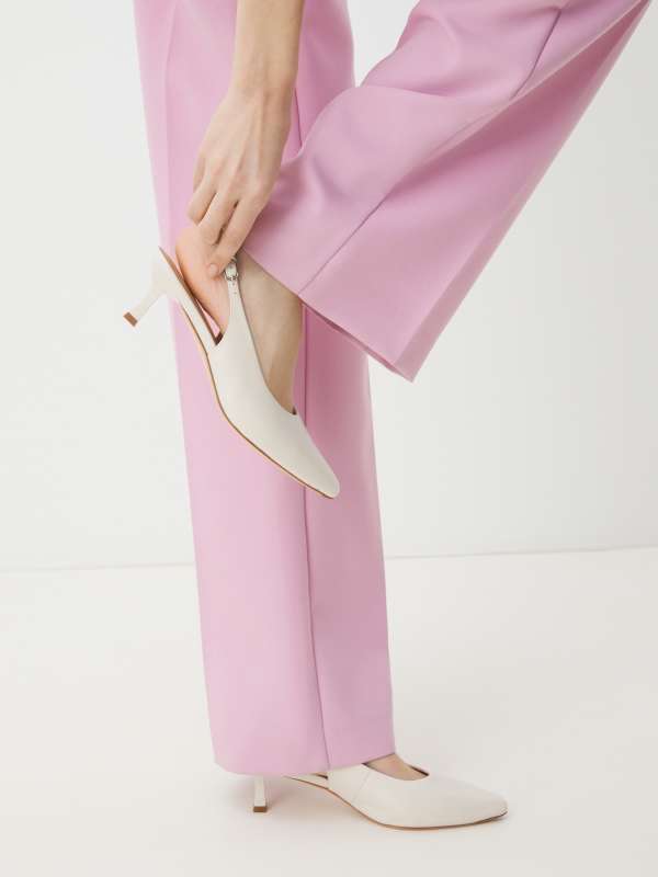 Женские туфли с открытой пяткой (слингбэк) SW513-2/4447837, молочно-белый TENDANCE купить по оптовым и розничным ценам