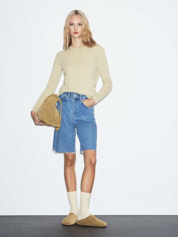 Женский джемпер NZ2802/3348567, пшеничный MAISON DAVID купить по оптовым и розничным ценам