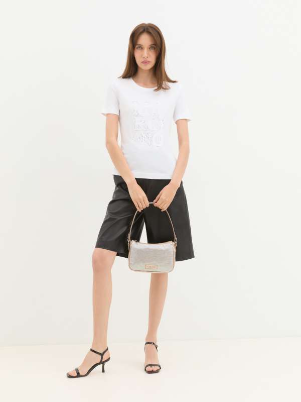 Женская футболка FANCY LOGO T-SHIRT 3BGP046138A/4250422, белый Marciano by Guess купить по оптовым и розничным ценам