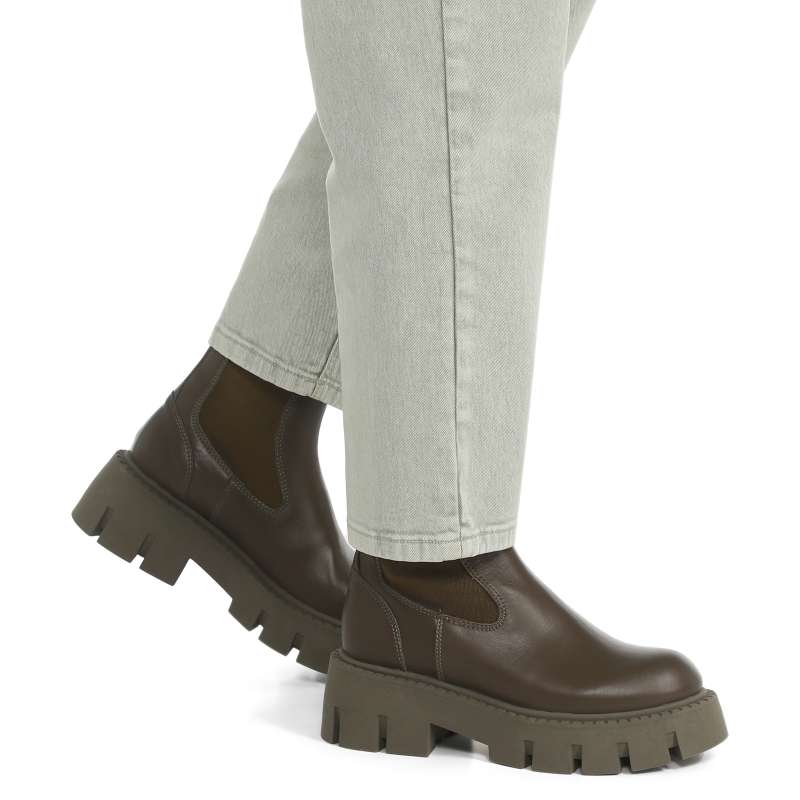 Женские челси GR908/3233125, темно-зеленый GIANNI RENZI купить по оптовым и розничным ценам