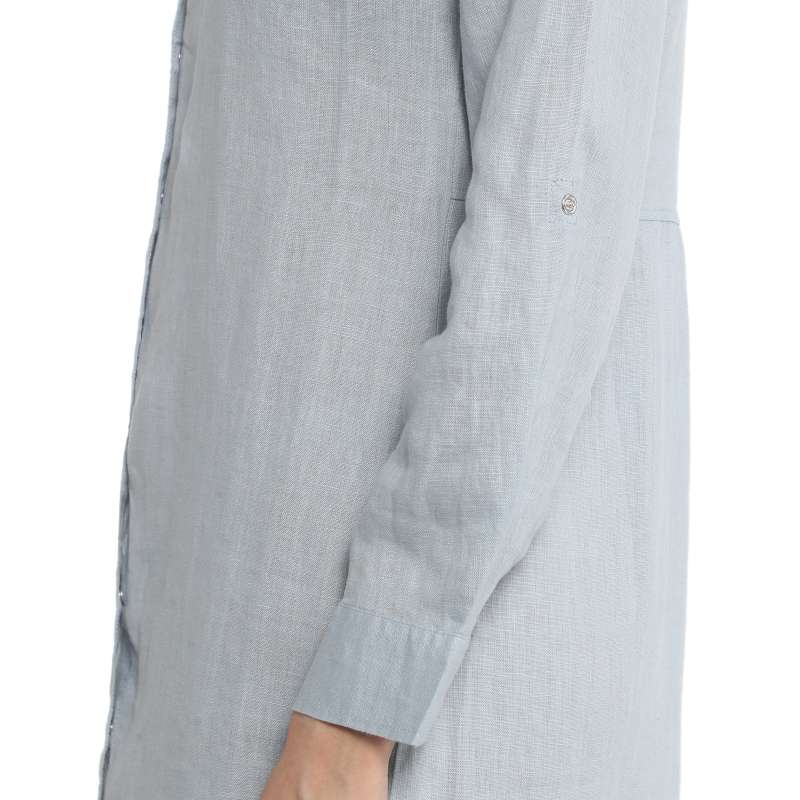 Женское платье-рубашка MLY2113/3611638, светло-голубой MAISON DAVID купить по оптовым и розничным ценам