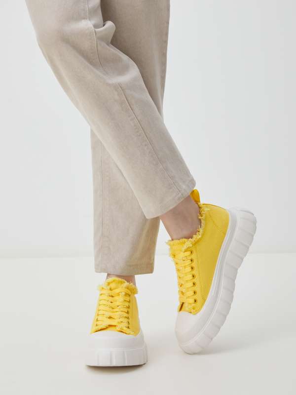 Женские кеды DG9102/3998808, лимонный CAFE' NOIR купить по оптовым и розничным ценам