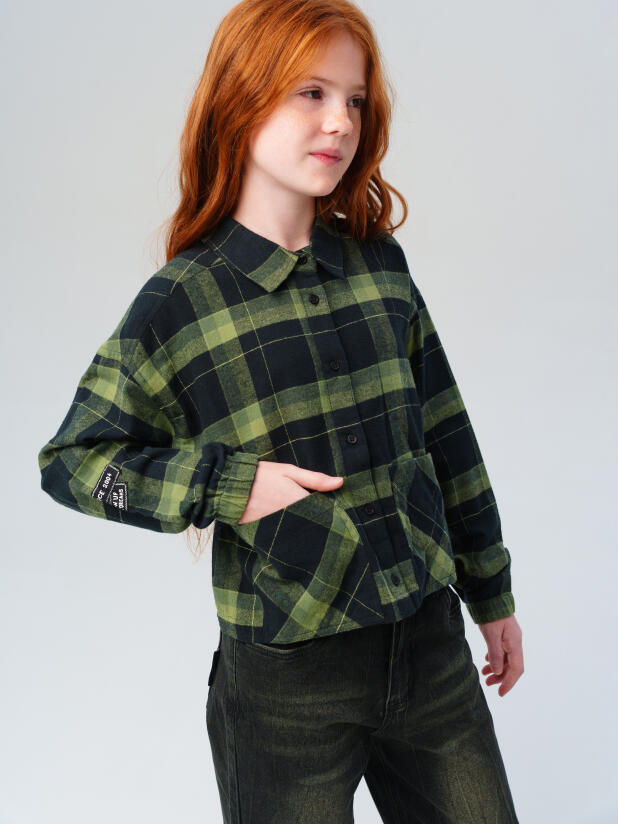 Рубашка текстильная для девочек 32521174 PlayToday купить по оптовым и розничным ценам