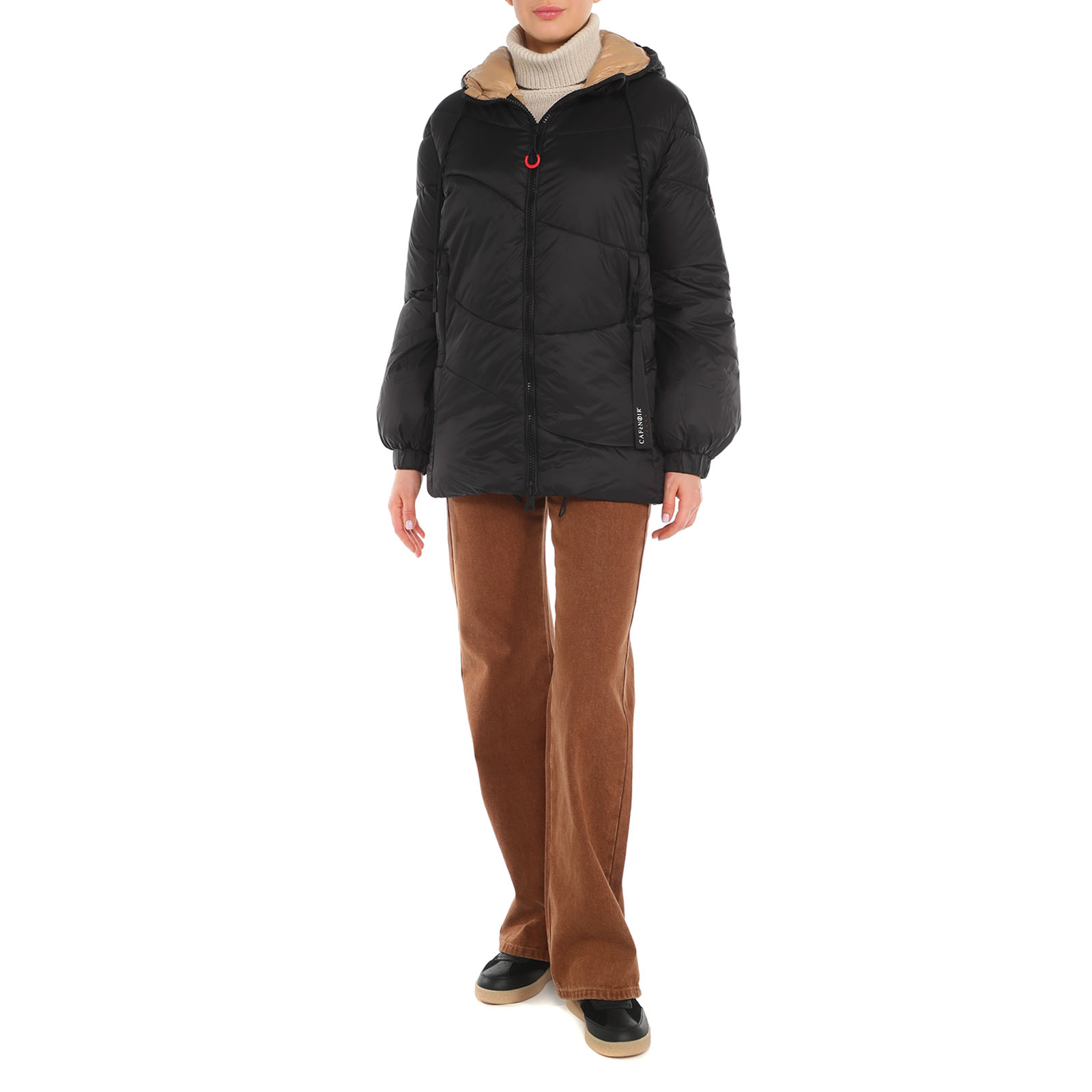 Женский пуховик C7JN0068/3579490, черный Cafe' Noir Jeans купить по оптовым и розничным ценам