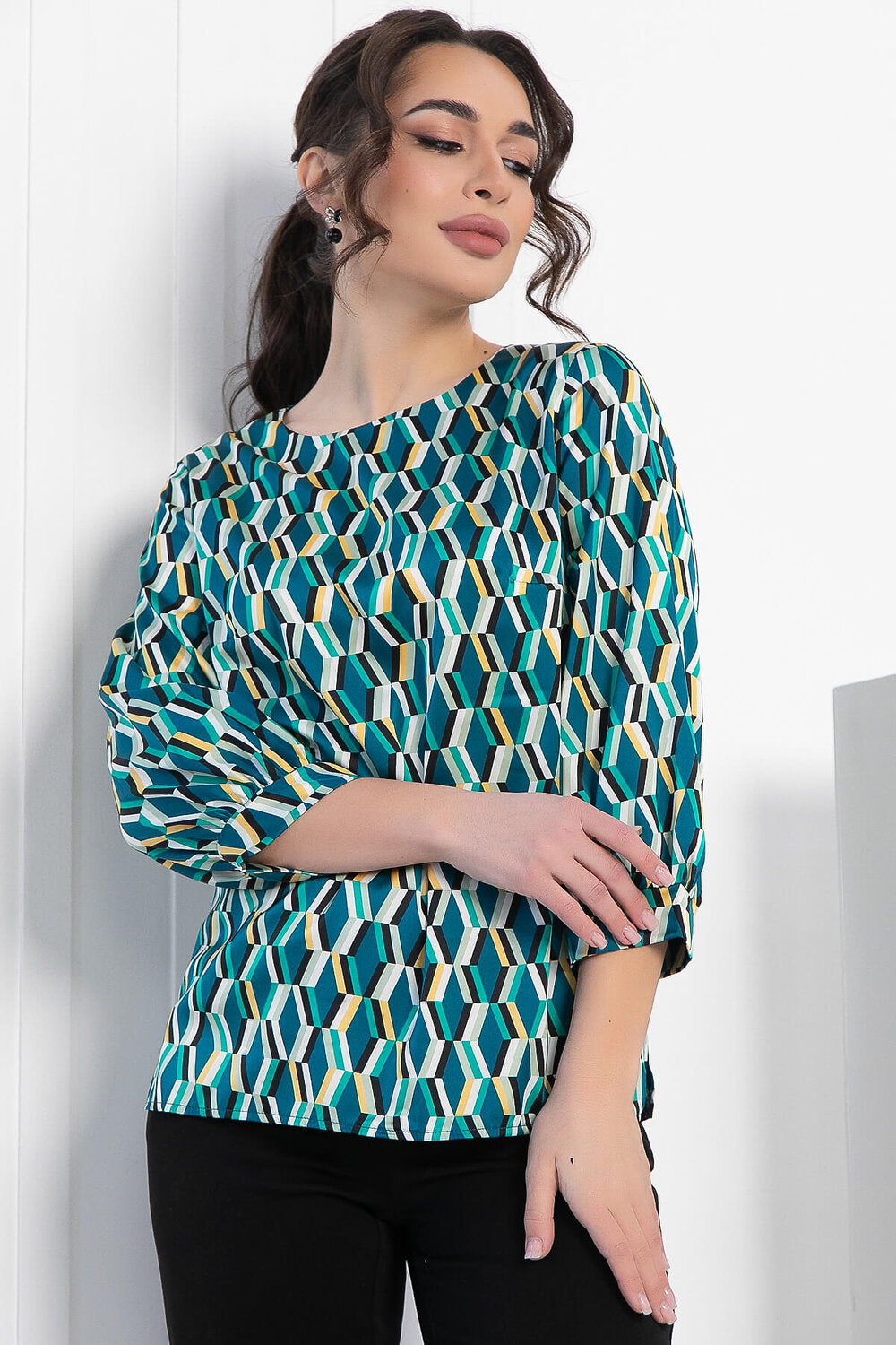 Блуза Б12908-16М/511218 LT Collection купить по оптовым и розничным ценам