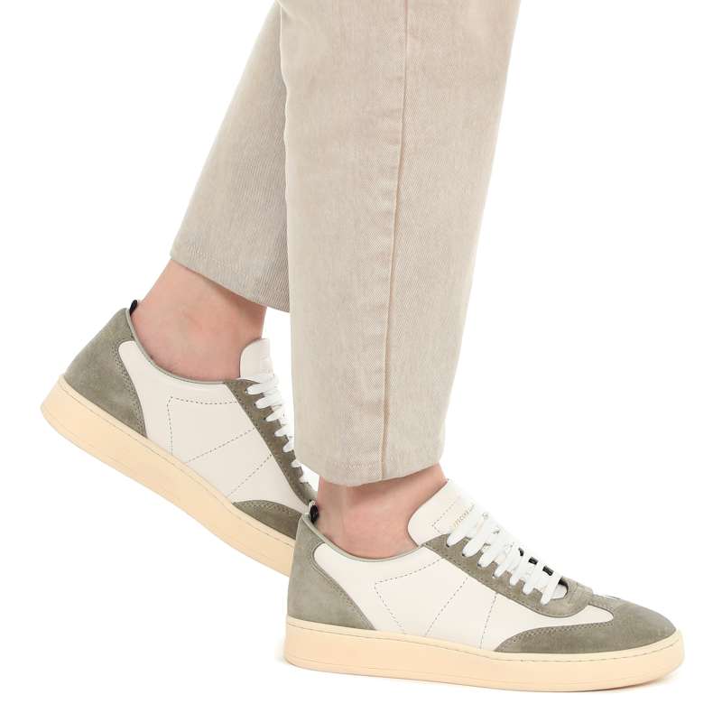 Женские кеды KOMBI/102/3786830, серо-зеленый OFFICINE CREATIVE купить по оптовым и розничным ценам