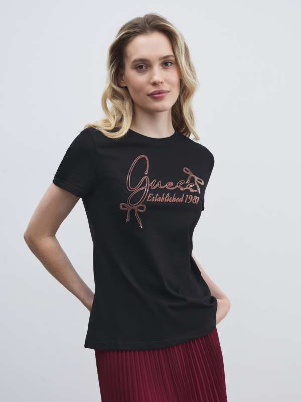 Женская футболка MARGOT SS T-SHIRT V5YI00I3Z14/4836902, черный Guess купить по оптовым и розничным ценам