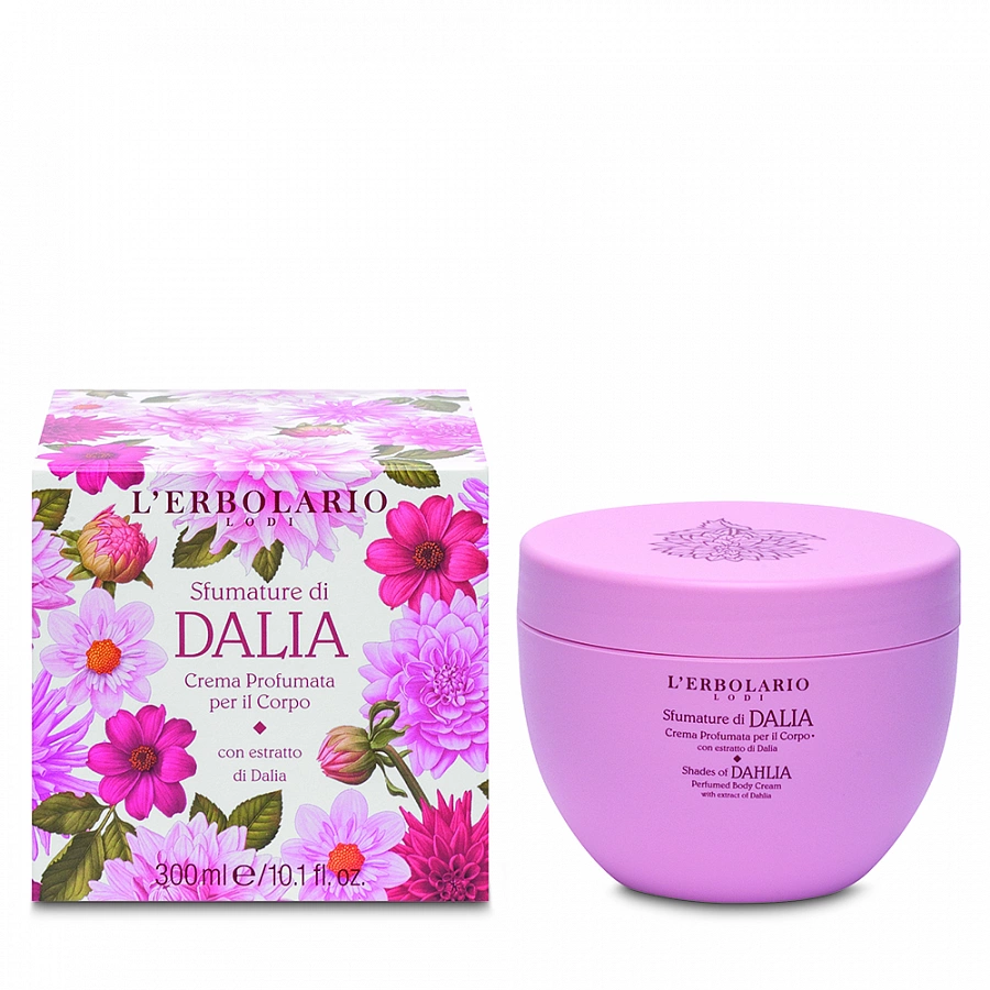 Крем для тела с ароматом георгина / Shades of Dahlia Perfumed Body Cream 300 мл LERBOLARIO купить по оптовым и розничным ценам