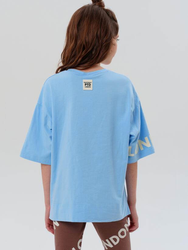 Фуфайка трикотажная для девочек (футболка) 32521466 PlayToday купить по оптовым и розничным ценам