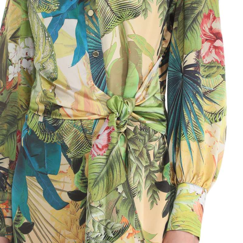 Женское платье-рубашка MARCIANO SANCTUARY FRONT TIE DRESS 3GGK867099Z/3622724, мультицвет Marciano by Guess купить по оптовым и розничным ценам