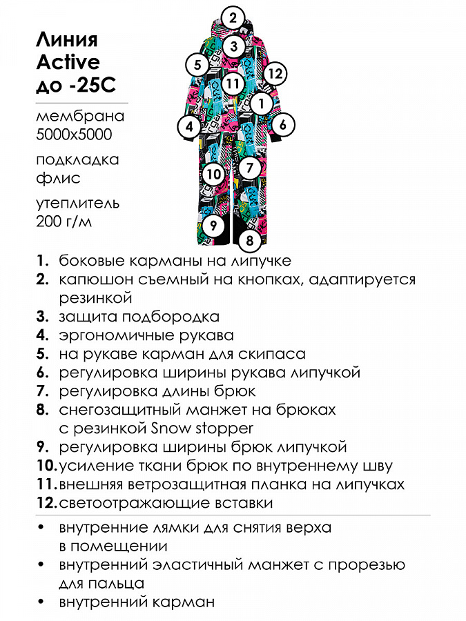 Комбинезон текстильный с полиуретановым покрытием для девочек 32421063 PlayToday купить по оптовым и розничным ценам