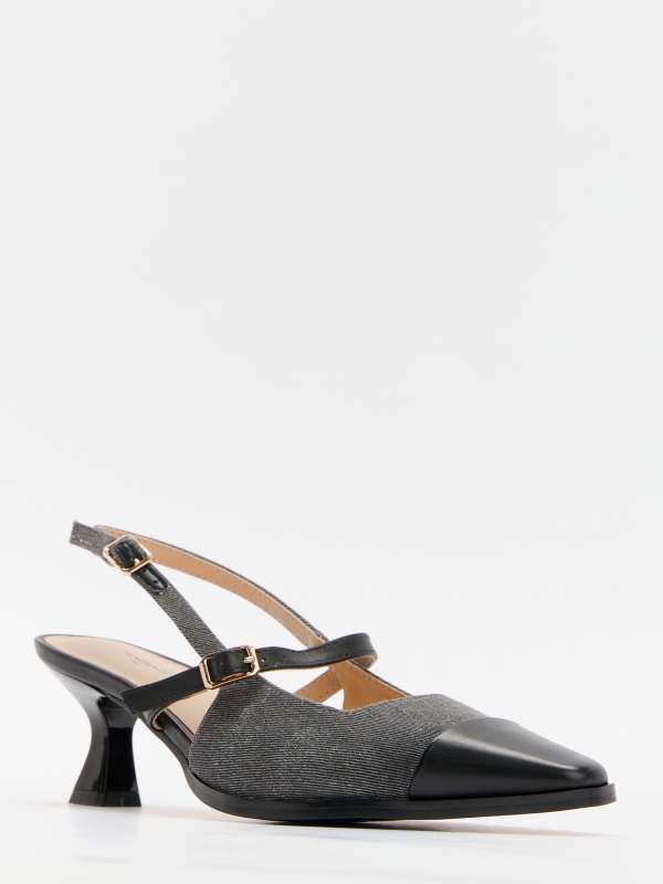 Женские туфли из денима GLC8360-01/4484703, темно-серый TENDANCE купить по оптовым и розничным ценам