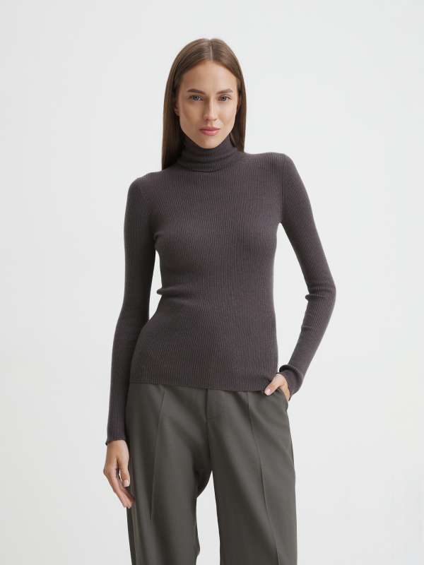 Женская водолазка 19AW0115/4272752, коричневато-серый MAISON DAVID купить по оптовым и розничным ценам