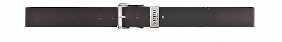 Ремень Leather belt in 40 mm with metal loop and buckle in polished silver MG2104R04Z-0680 Mustang купить по оптовым и розничным ценам