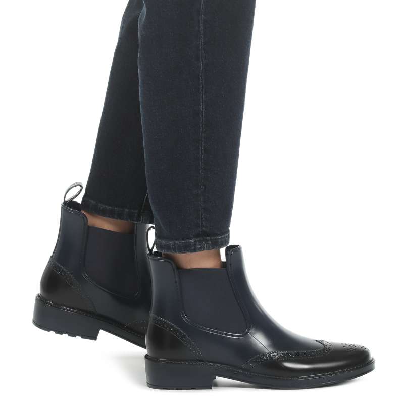 Женские резиновые ботинки 27-138/2758422, темно-синий TENDANCE купить по оптовым и розничным ценам