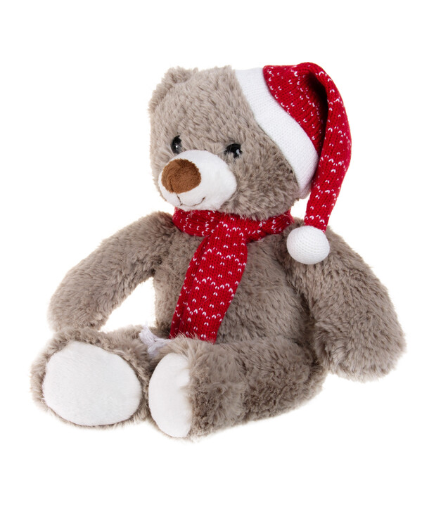 Мишка в колпаке и шарфе, 35 см, мягкая игрушка Gulliver, коллекция Holiday 81-HK0159A1A Gulliver toys купить по оптовым и розничным ценам