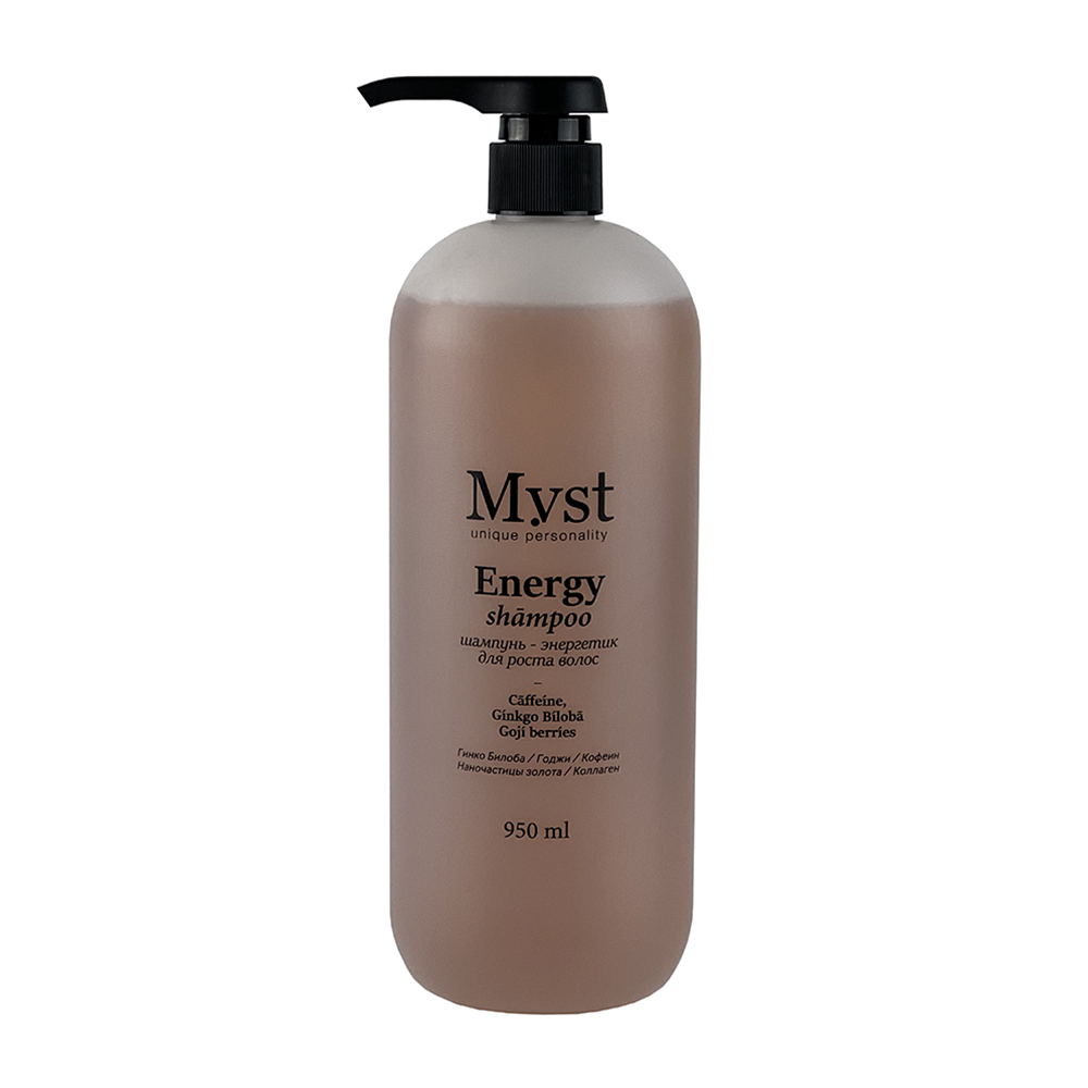 Шампунь-энергетик для роста волос / Energy Shampoo 950 мл MYST купить по оптовым и розничным ценам