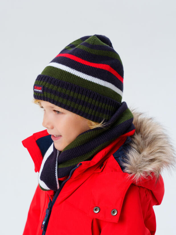 Комплект трикотажный для мальчиков: шапка, снуд 32512209 PlayToday купить по оптовым и розничным ценам