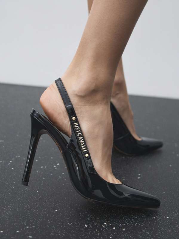 Женские туфли с открытой пяткой (слингбэк) ALYSHA 78RA3S02/4452212, черный JUST CAVALLI купить по оптовым и розничным ценам