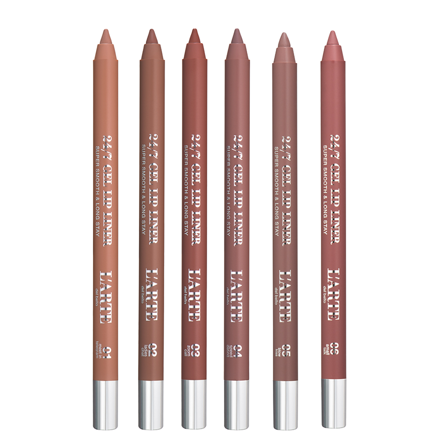 Карандаш гелевый устойчивый для губ 24/7, 06 / Gel Lip Liner small talk 1,1 гр LARTE DEL BELLO купить по оптовым и розничным ценам