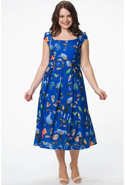 Платье Melissena 753 синий Melissena купить по оптовым и розничным ценам
