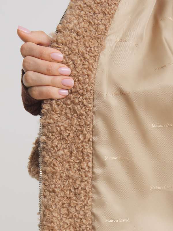 Женская куртка ORIANA_ALPACO/4642714, бежевый MAISON DAVID купить по оптовым и розничным ценам