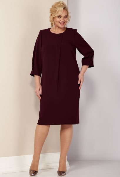 Платье SVT 586 винный SVT купить по оптовым и розничным ценам