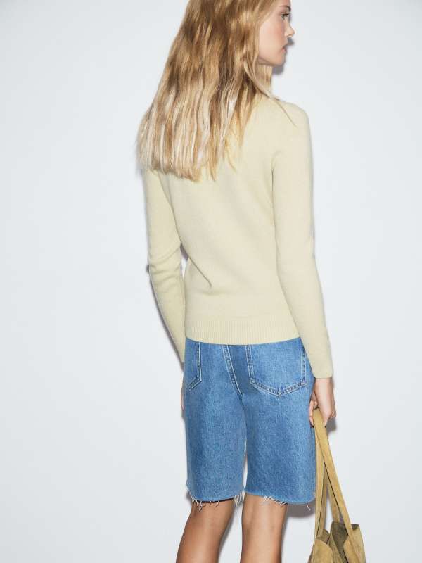 Женский джемпер NZ2802/3348567, пшеничный MAISON DAVID купить по оптовым и розничным ценам