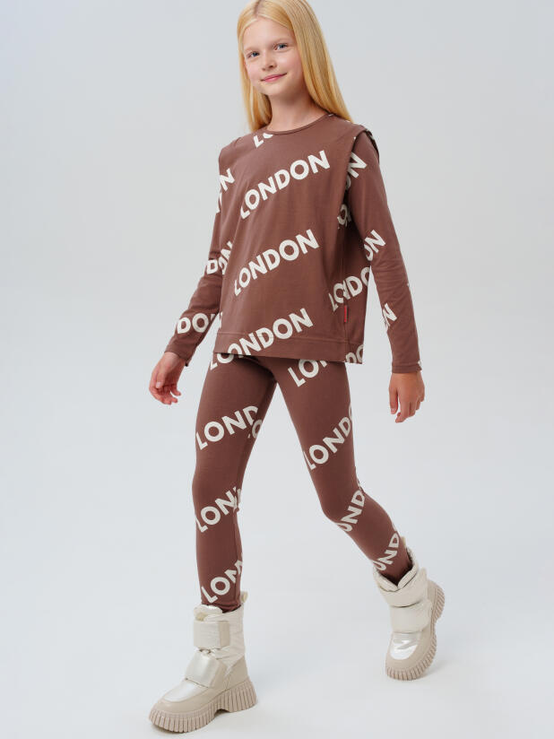 Джемпер трикотажный для девочек (футболка с длинными рукавами) 32521464 PlayToday купить по оптовым и розничным ценам