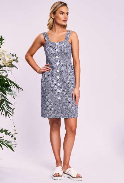 Сарафан KaVari 1028 синий узор KaVari купить по оптовым и розничным ценам