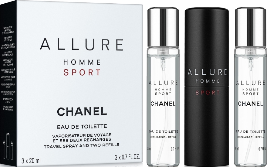 CHANEL ALLURE SPORT edt (m) 3*20ml refill CHANEL купить по оптовым и розничным ценам