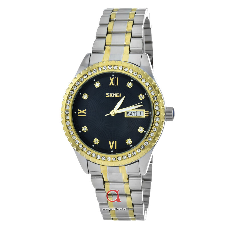 Skmei 9221TGDBK silver/gold - black