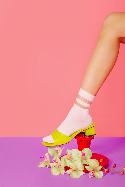 528 Skarpetki Cami Bianco