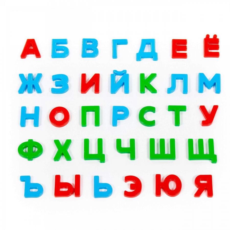 319666 Набор Первые уроки на магнитах (33 буквы) (в пакете) Полесье купить по оптовым и розничным ценам
