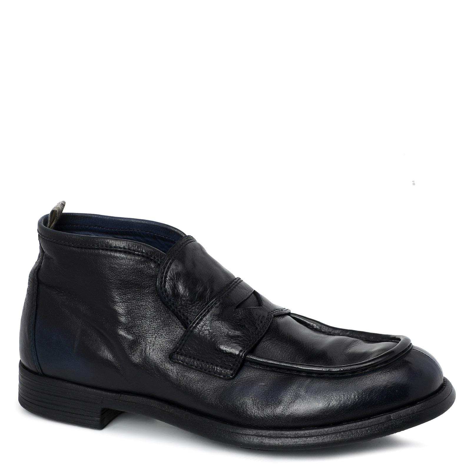 Мужские высокие лоферы CHRONICLE/027/3237529, темно-синий OFFICINE CREATIVE купить по оптовым и розничным ценам