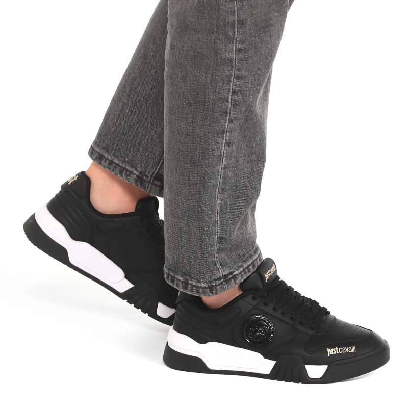 Женские кеды 74RB3SA1 74RB3SA1/3307322, черный JUST CAVALLI купить по оптовым и розничным ценам