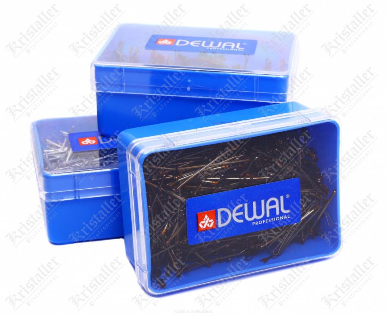 Невидимки для волос прямые SLN40P-4/200, 40 мм, серебристый, 200 г 2075/519750 Dewal купить по оптовым и розничным ценам