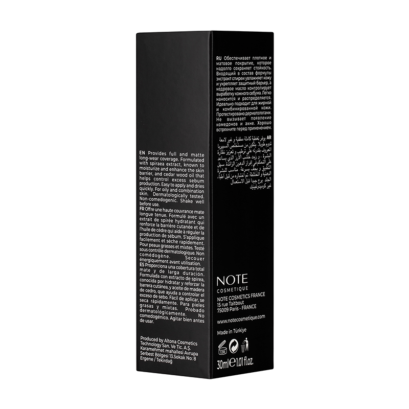 Основа тональная стойкая с матирующим эффектом 100 / MATTIFYING EXTREME WEAR FOUNDATION SPF15 30 мл NOTE COSMETICS купить по оптовым и розничным ценам