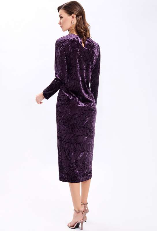 Платье Gizart 1113 фиолетовый GizArt купить по оптовым и розничным ценам