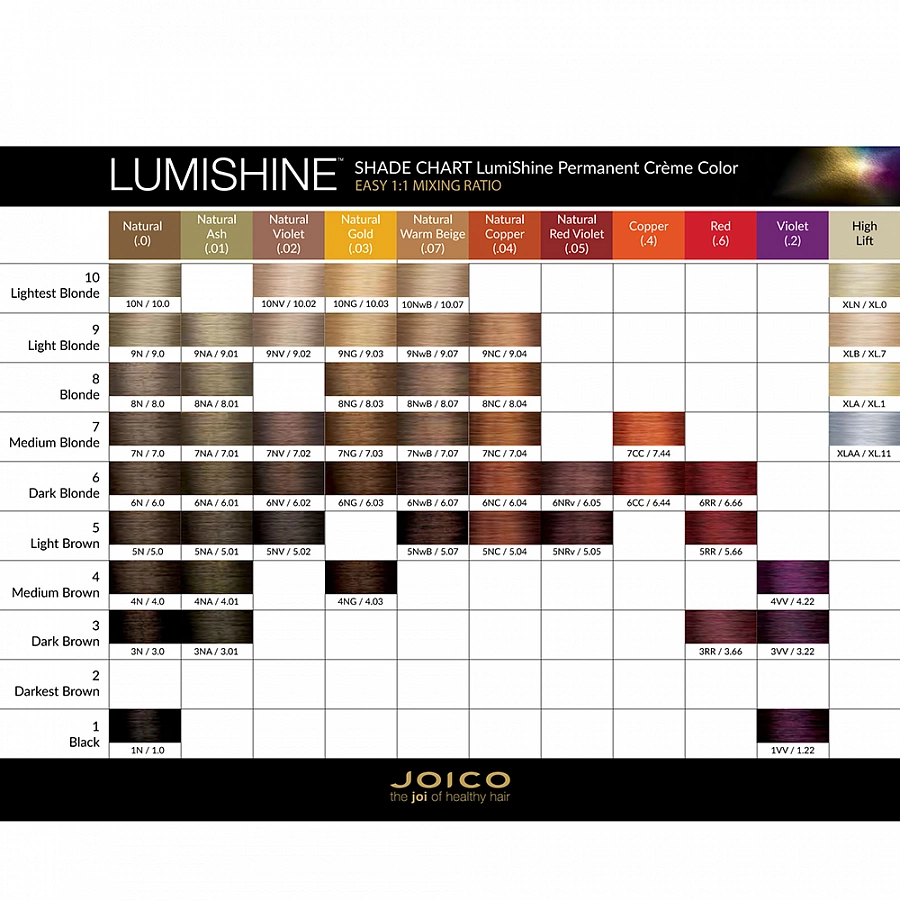 6NG крем-краска безаммиачная для волос / Lumishine Demi-Permanent Liquid Color Natural Golden Dark Blonde 60 мл JOICO купить по оптовым и розничным ценам